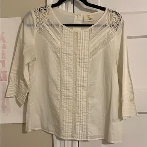 Pins and Needles lace insert blouse